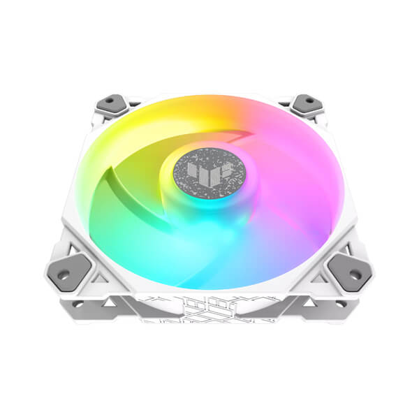 Asus TUF Gaming TF120 ARGB White Single Pack Cabinet Fan